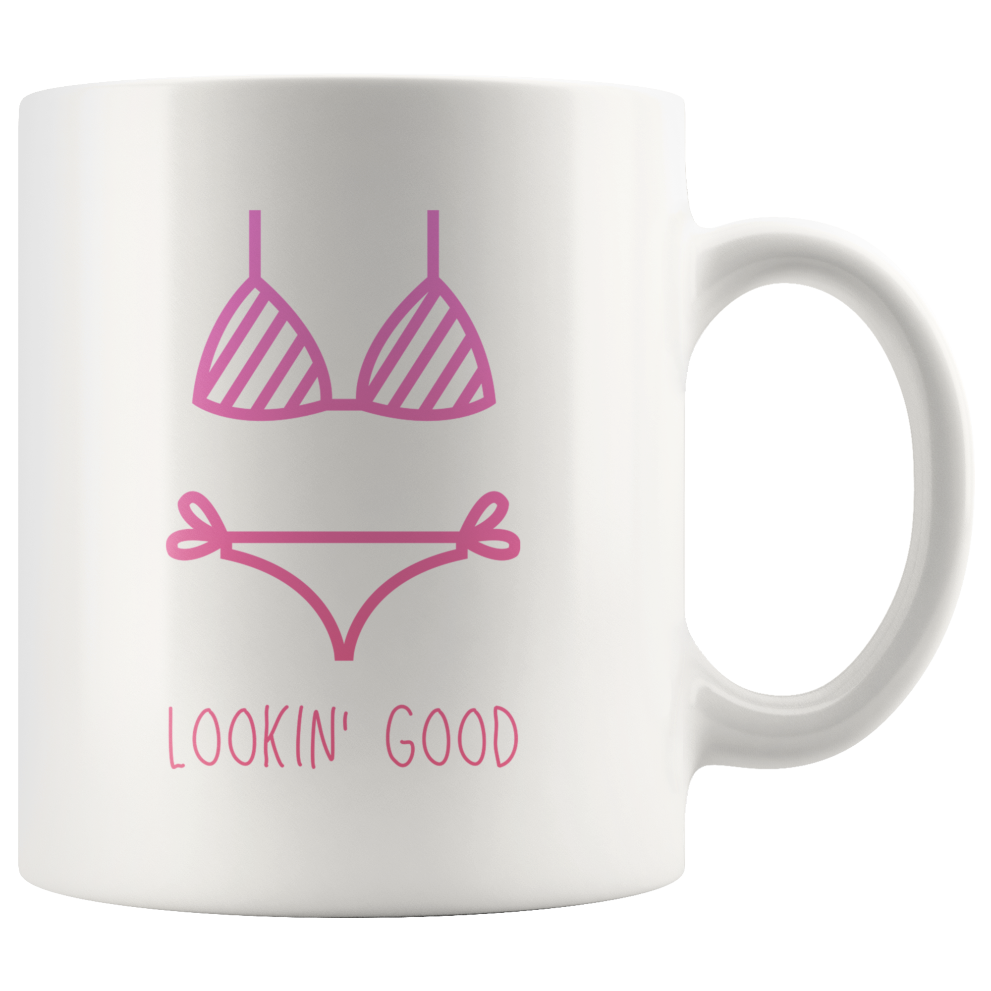Lookin' Good Lookin' Fine Vacation Matching Mug Set