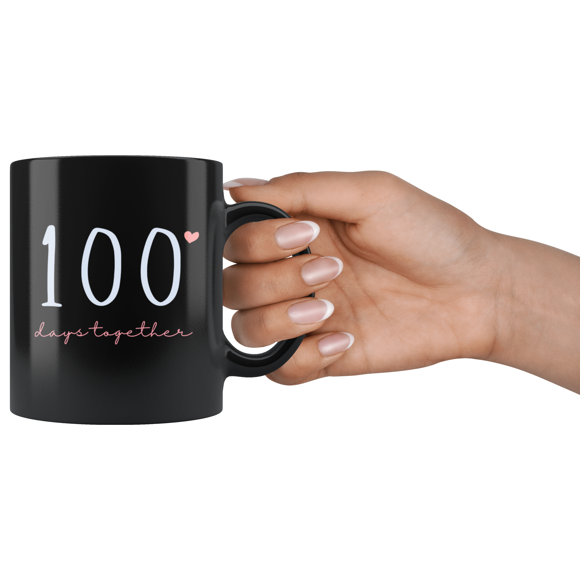 100 Days Together Couples Mug Set