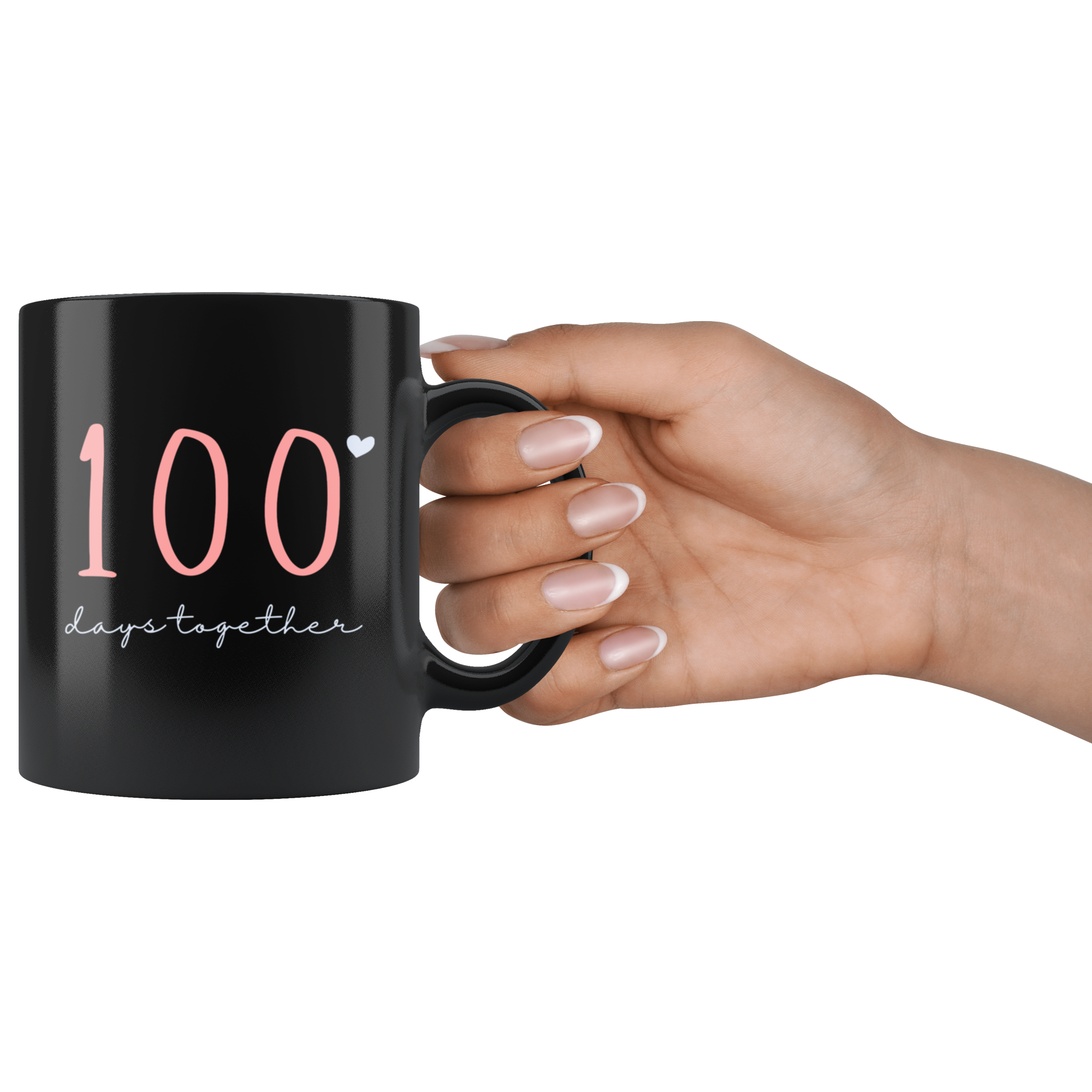 100 Days Together Couples Mug Set