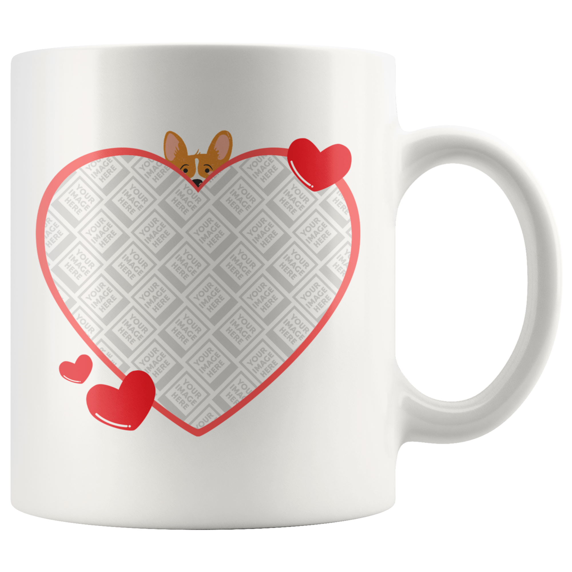 Corgi Dog is Love Personalized Mug