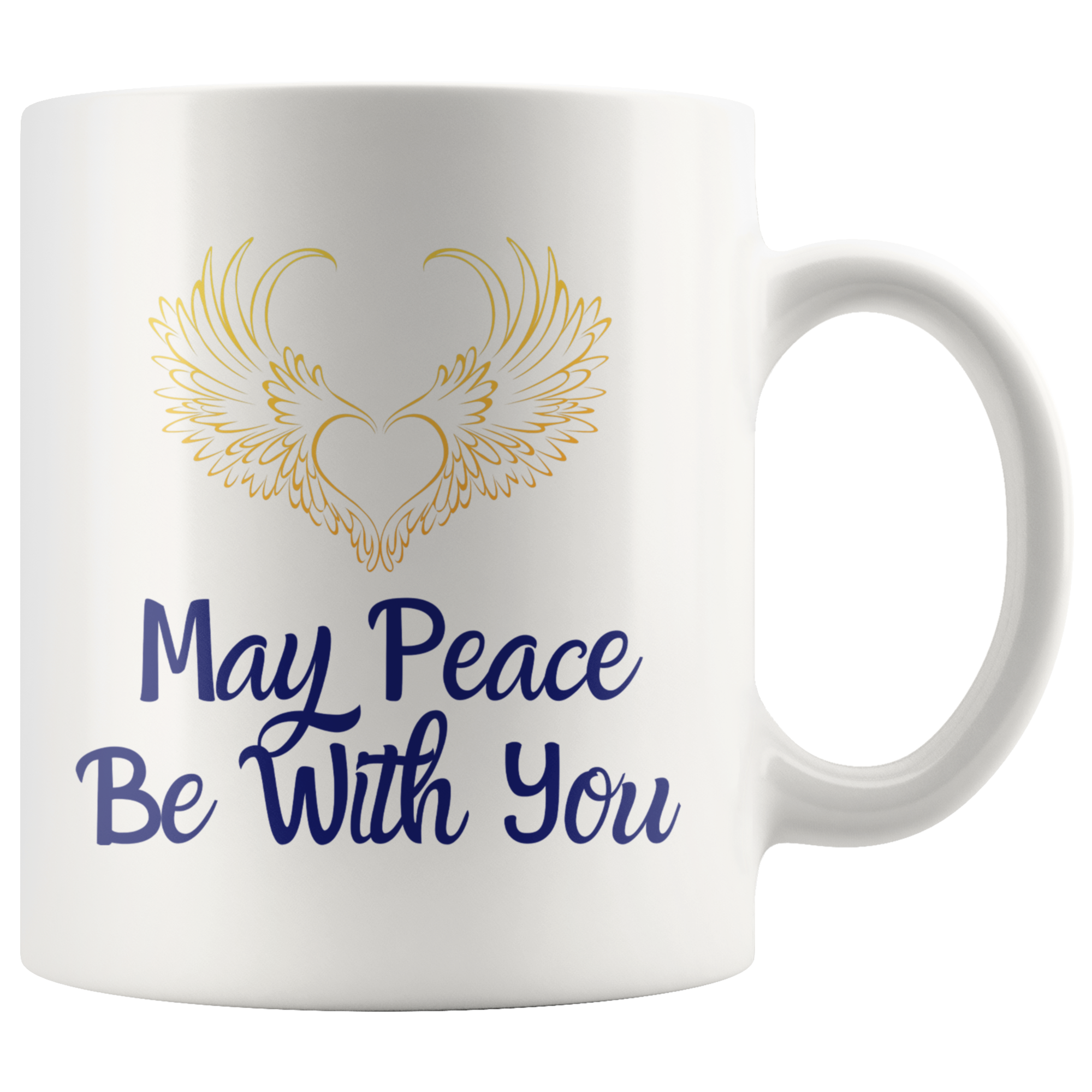 May Peace Be With You Wings Mug Set