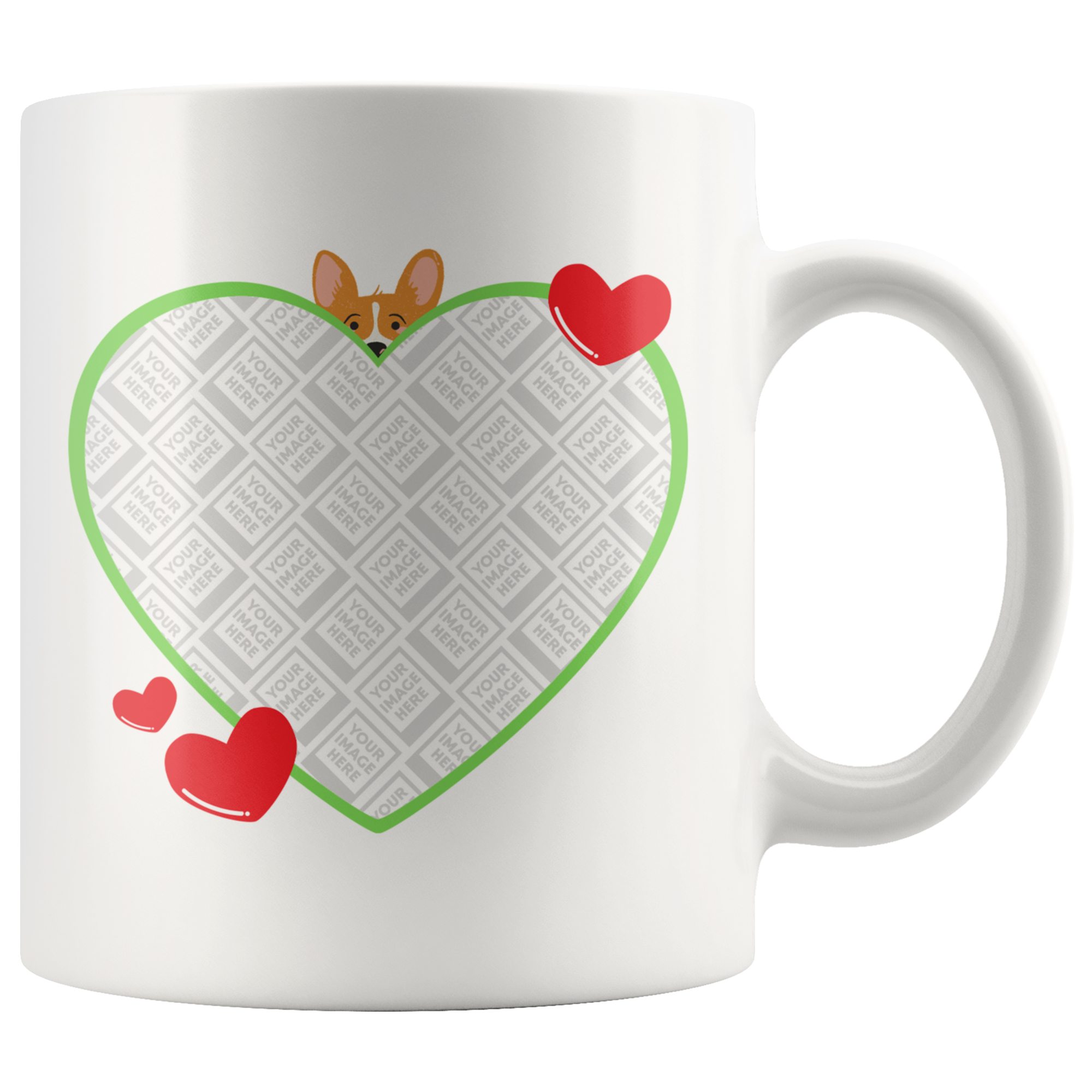 Corgi Dog is Love Personalized Mug