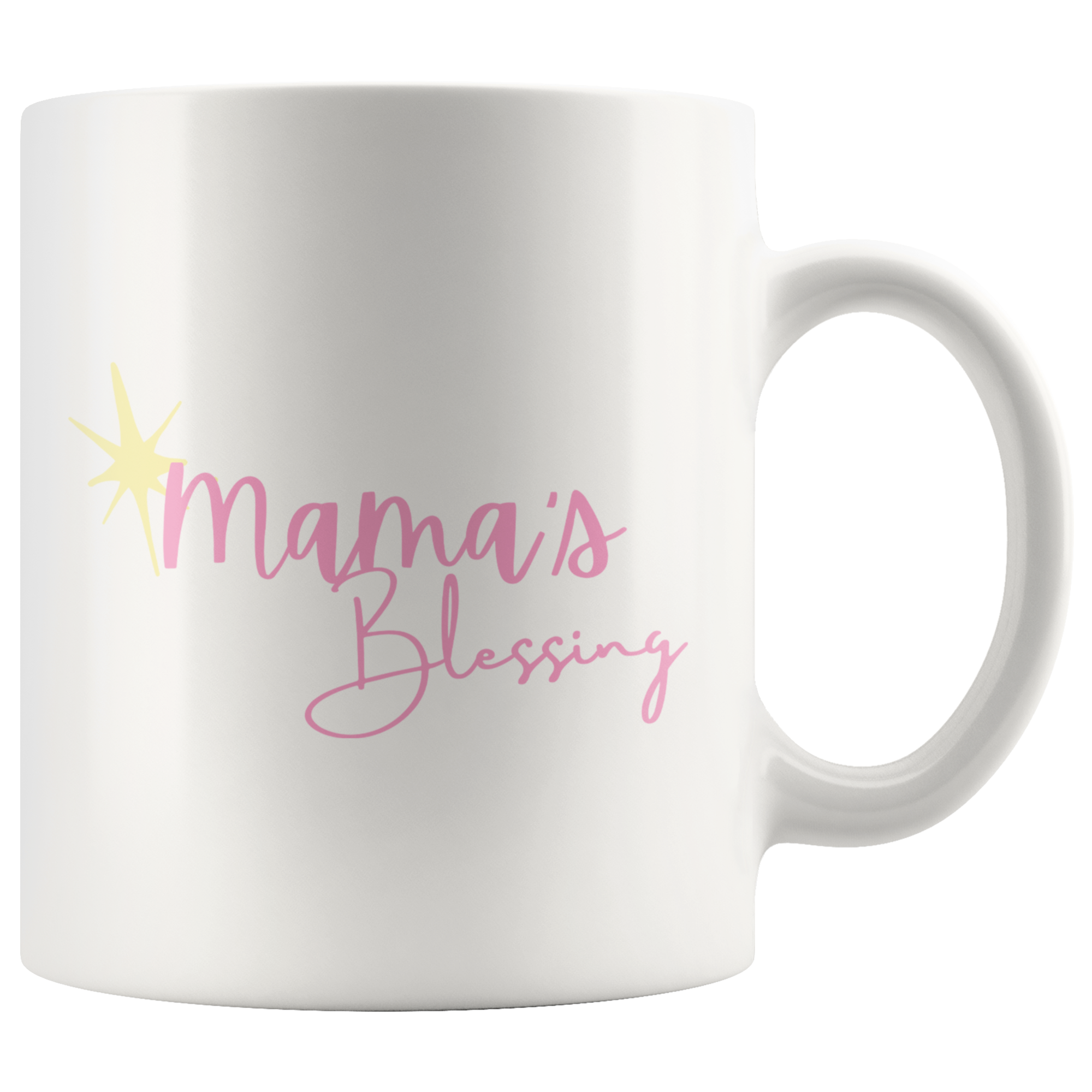 Mama's Blessing and Blessed Mama Cute Mug Combo