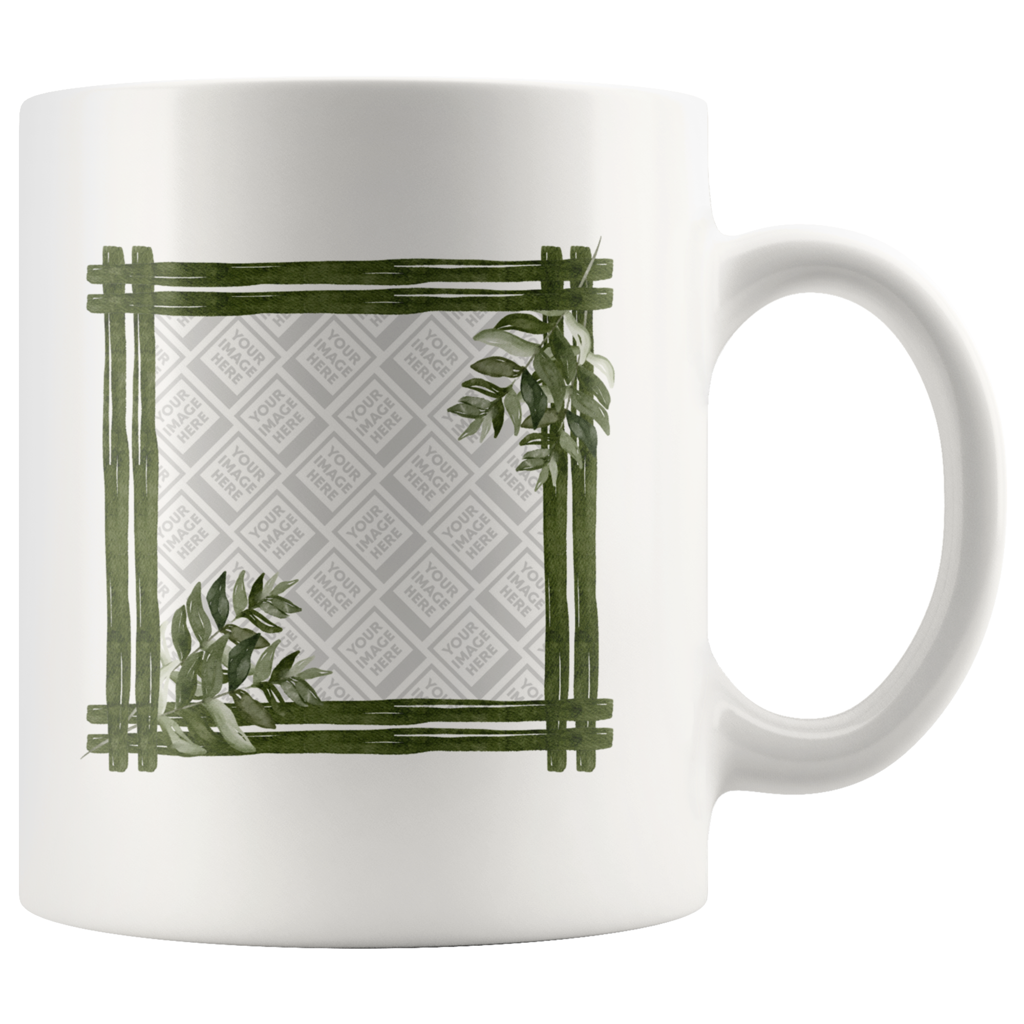 Fresh Green Garden Personalized Mug