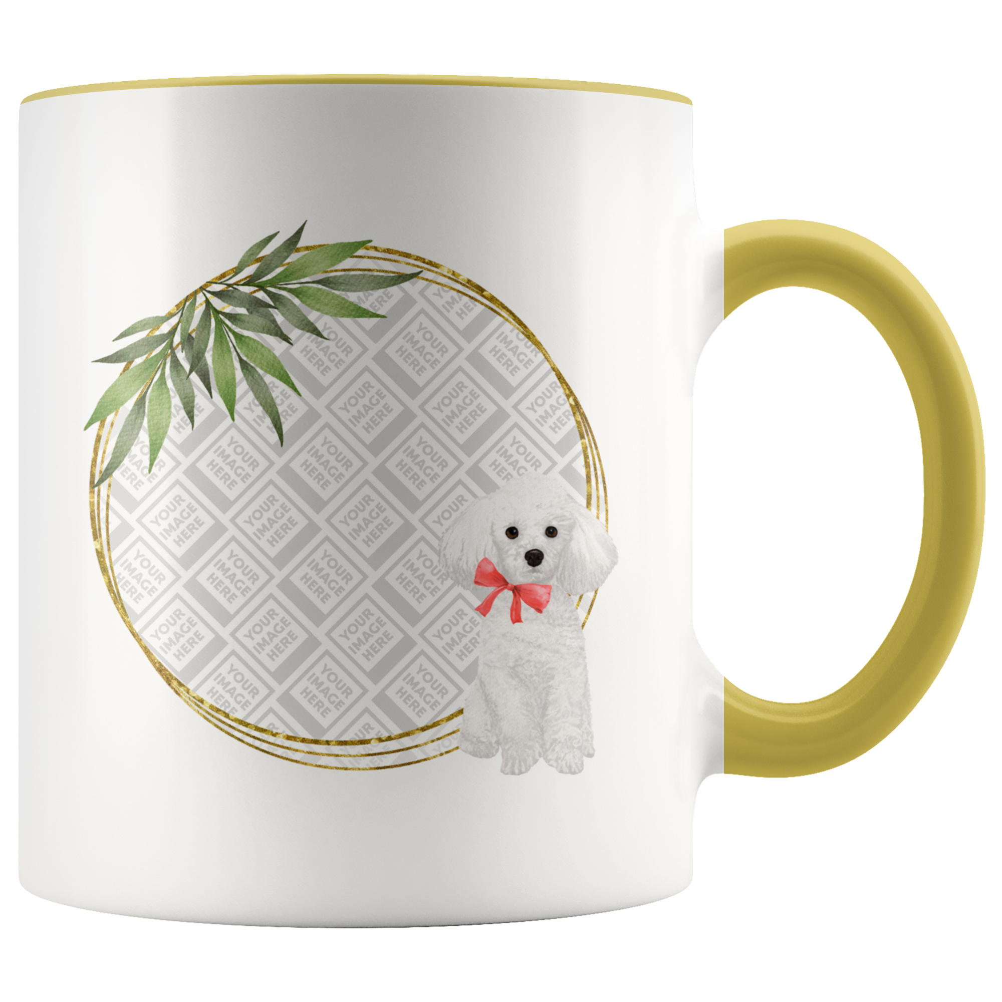 Lovely Puppy Framed Personalized Mug