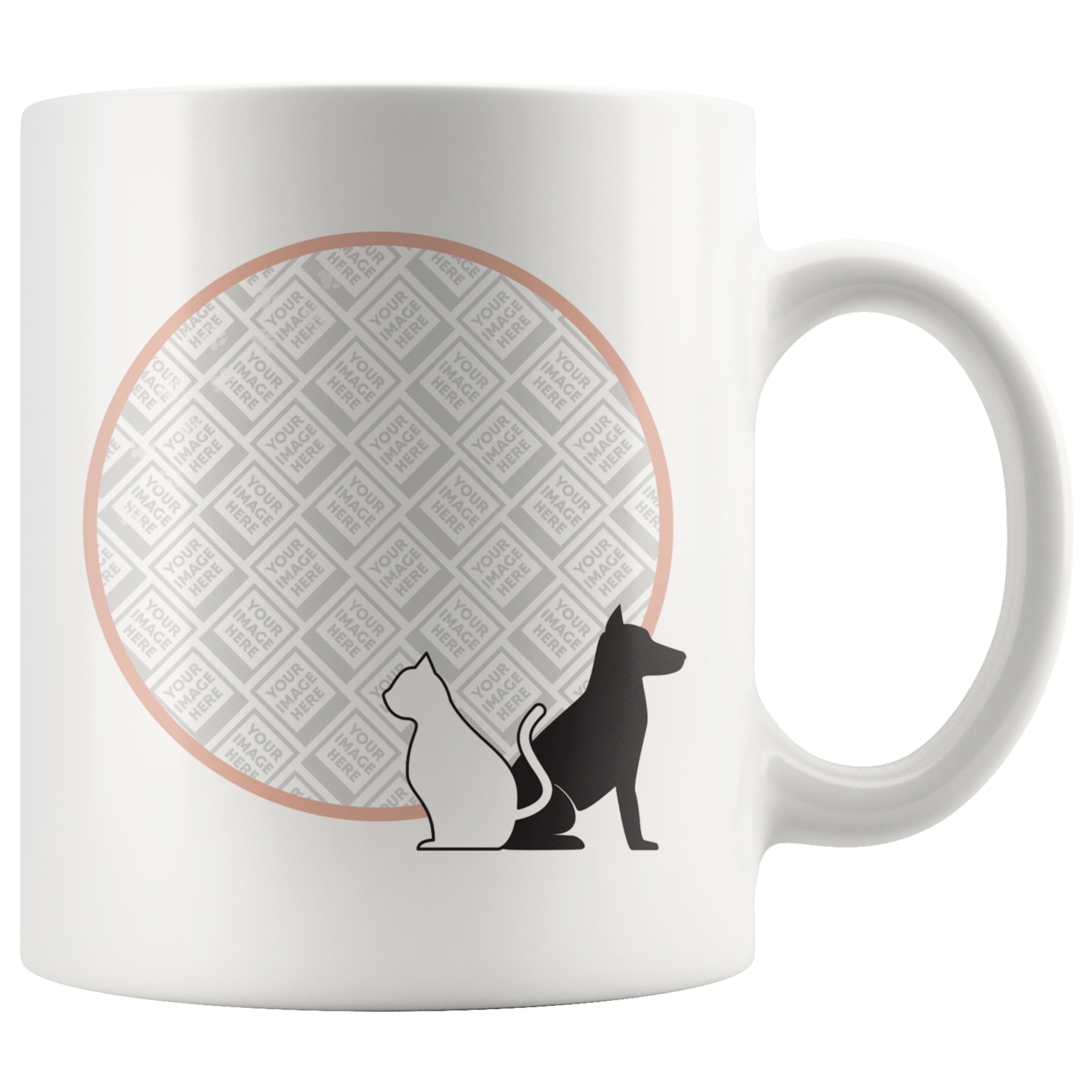 My Cat and Dog Personalized Mug