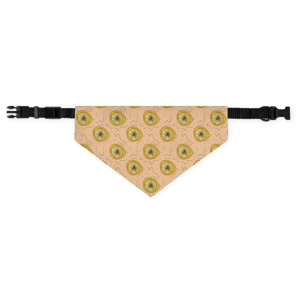 Lemon Squeeze Pet Bandana Collar & T-Shirt Set
