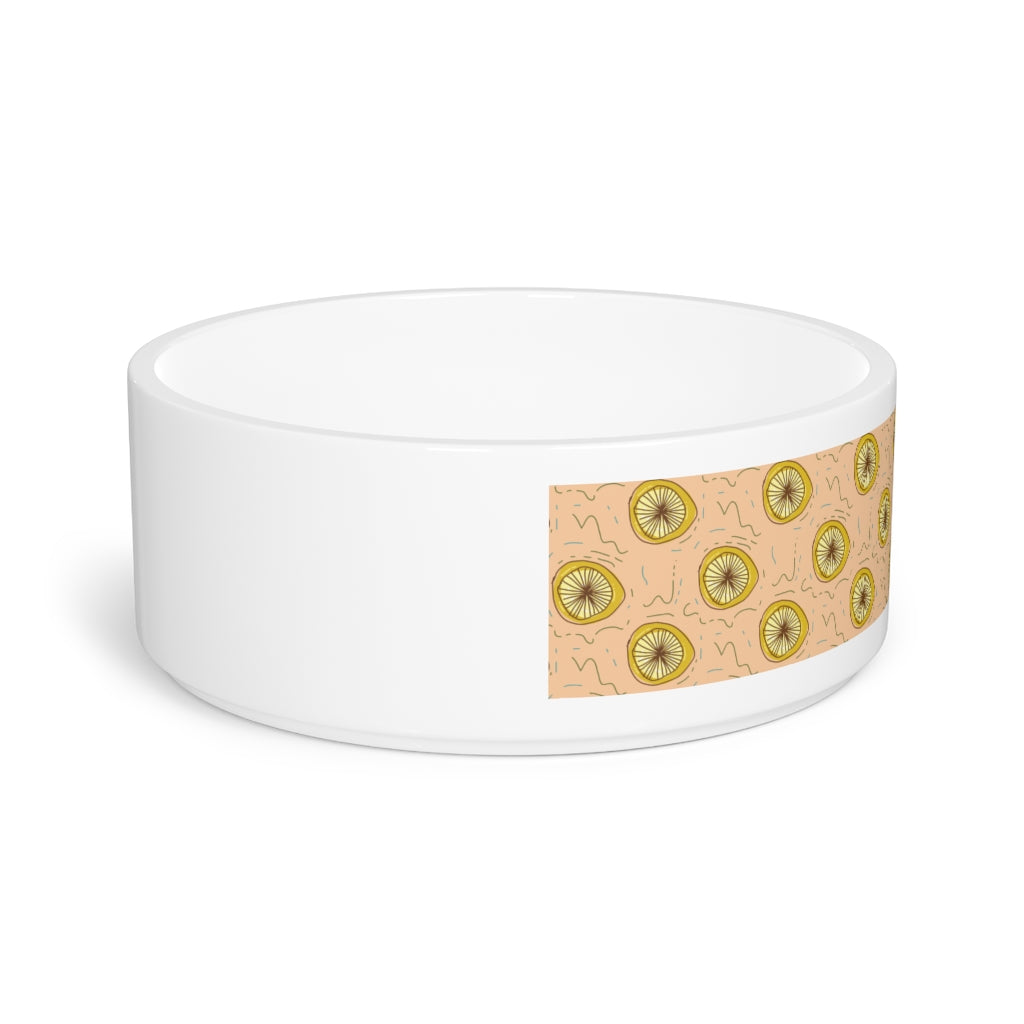 Lemon Squeeze Pet Bowl & Matching Mug