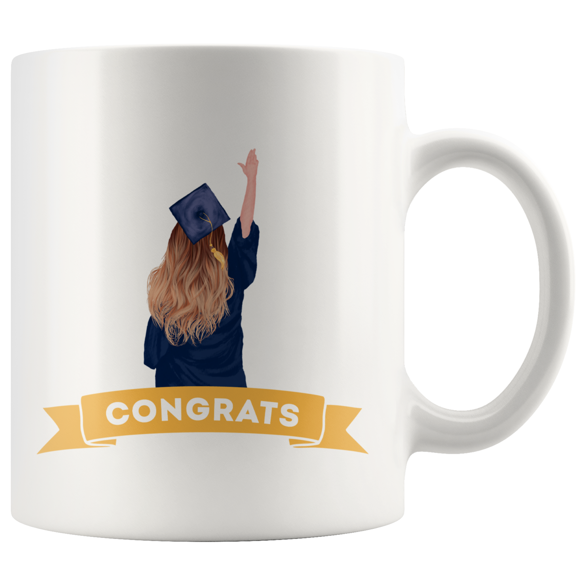 Congrats Graduate Watercolor Mug Set