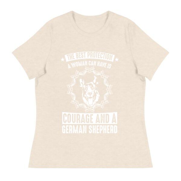 The Best Protection Courage and German Shepherd Pet Personalized T-Shirt