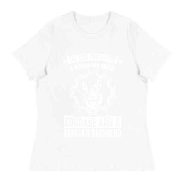 The Best Protection Courage and German Shepherd Pet Personalized T-Shirt