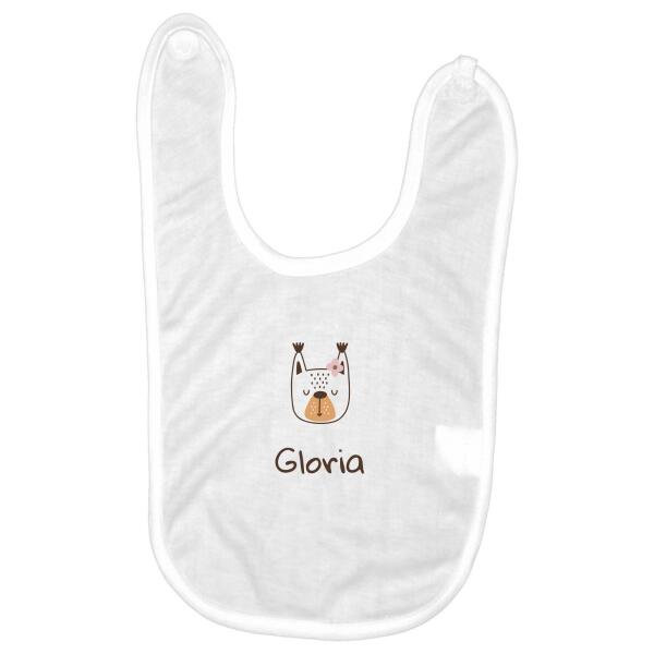 Adorable Forest Animals Personalized Baby Bib