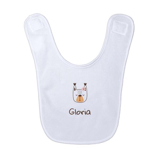 Adorable Forest Animals Personalized Baby Bib