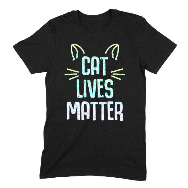 Cat Lives Matter Personalized Color T-Shirt
