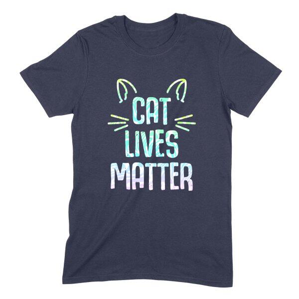 Cat Lives Matter Personalized Color T-Shirt