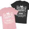 Cats Make Me Happy Personalized Headache T-Shirt