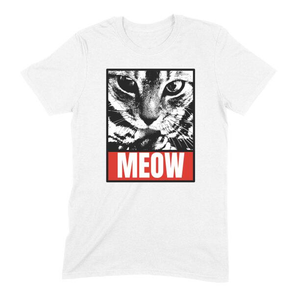 Cat Artistic Sketch Personalized T-Shirt