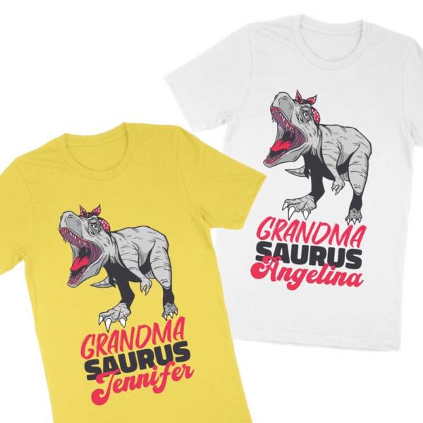 Grandma-saurus Personalized T-Shirt