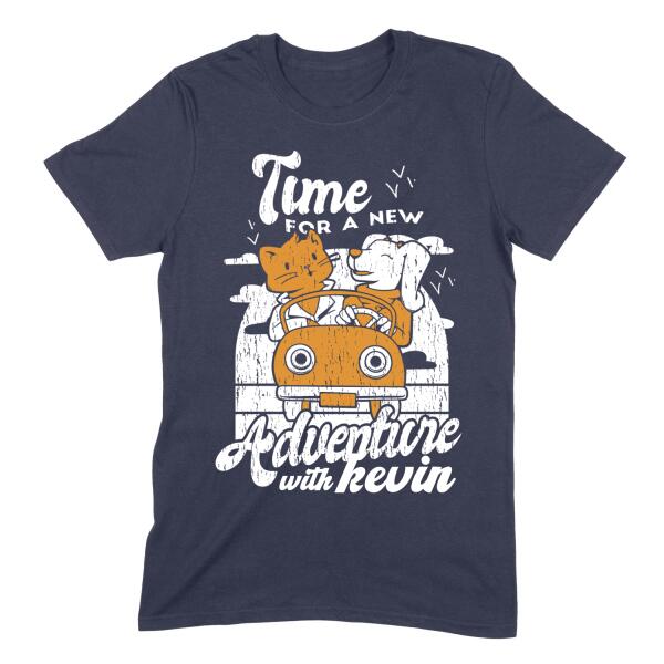 Cat and Dog Travel Buddies Personalized T-Shirt