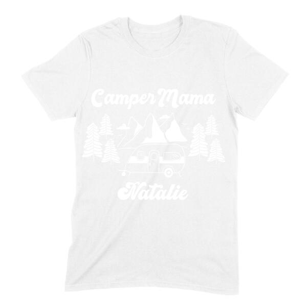 Camper Mama Camping Personalized T-Shirt
