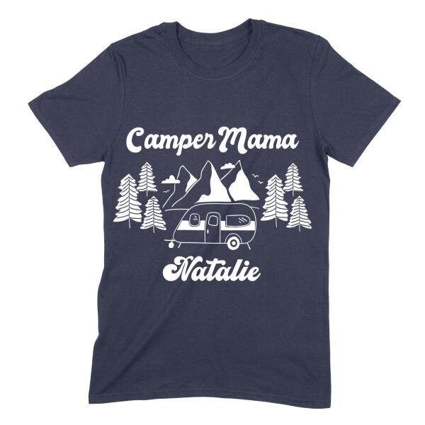 Camper Mama Camping Personalized T-Shirt