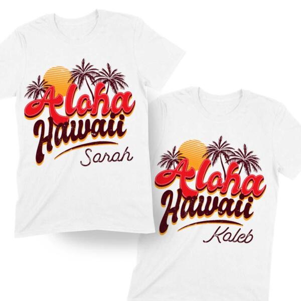 Aloha Hawaii Personalized T-Shirt