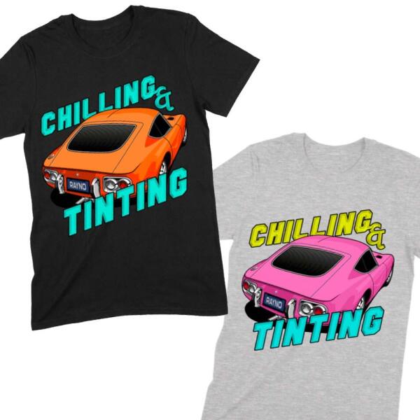 Chilling and Tinting Personalized Color T-Shirt