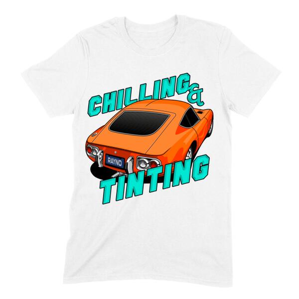 Chilling and Tinting Personalized Color T-Shirt