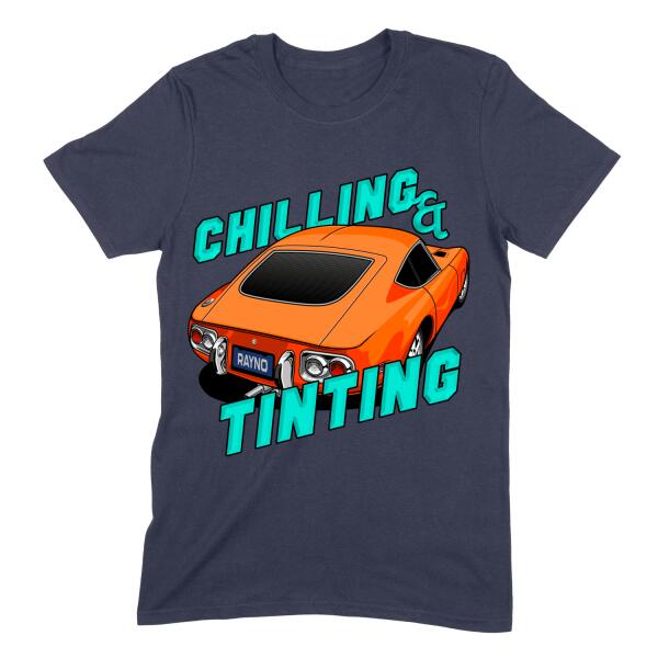 Chilling and Tinting Personalized Color T-Shirt