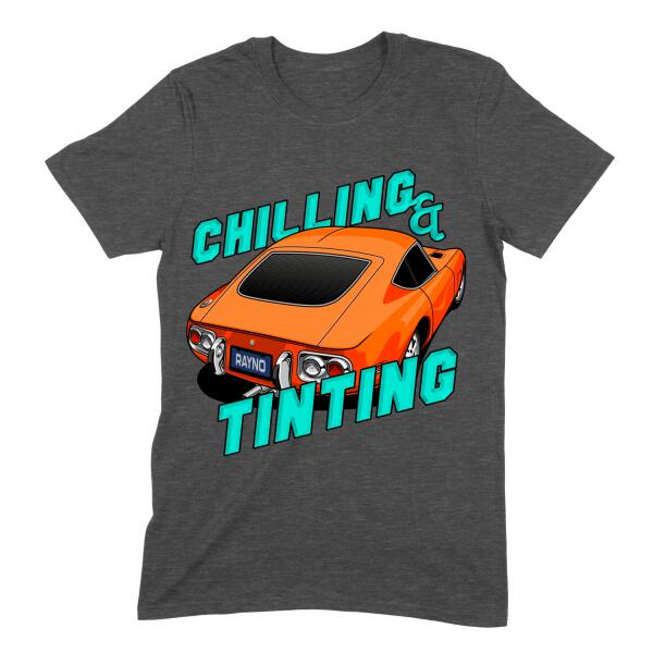 Chilling and Tinting Personalized Color T-Shirt