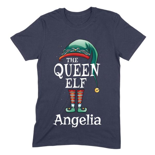The Queen Elf Personalized Christmas T-Shirt