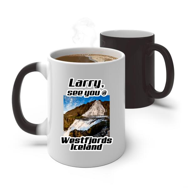 Lonely Planet Top Places to Visit Personalized Magic Mug