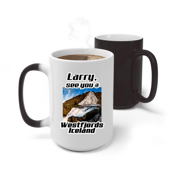 Lonely Planet Top Places to Visit Personalized Magic Mug