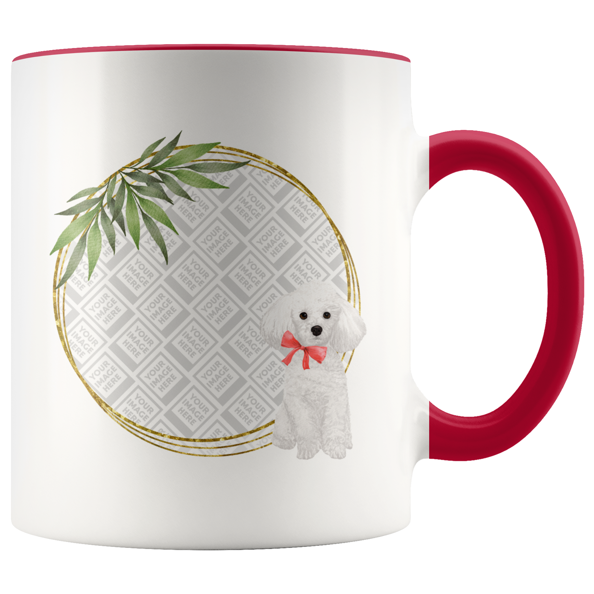 Lovely Puppy Framed Personalized Mug