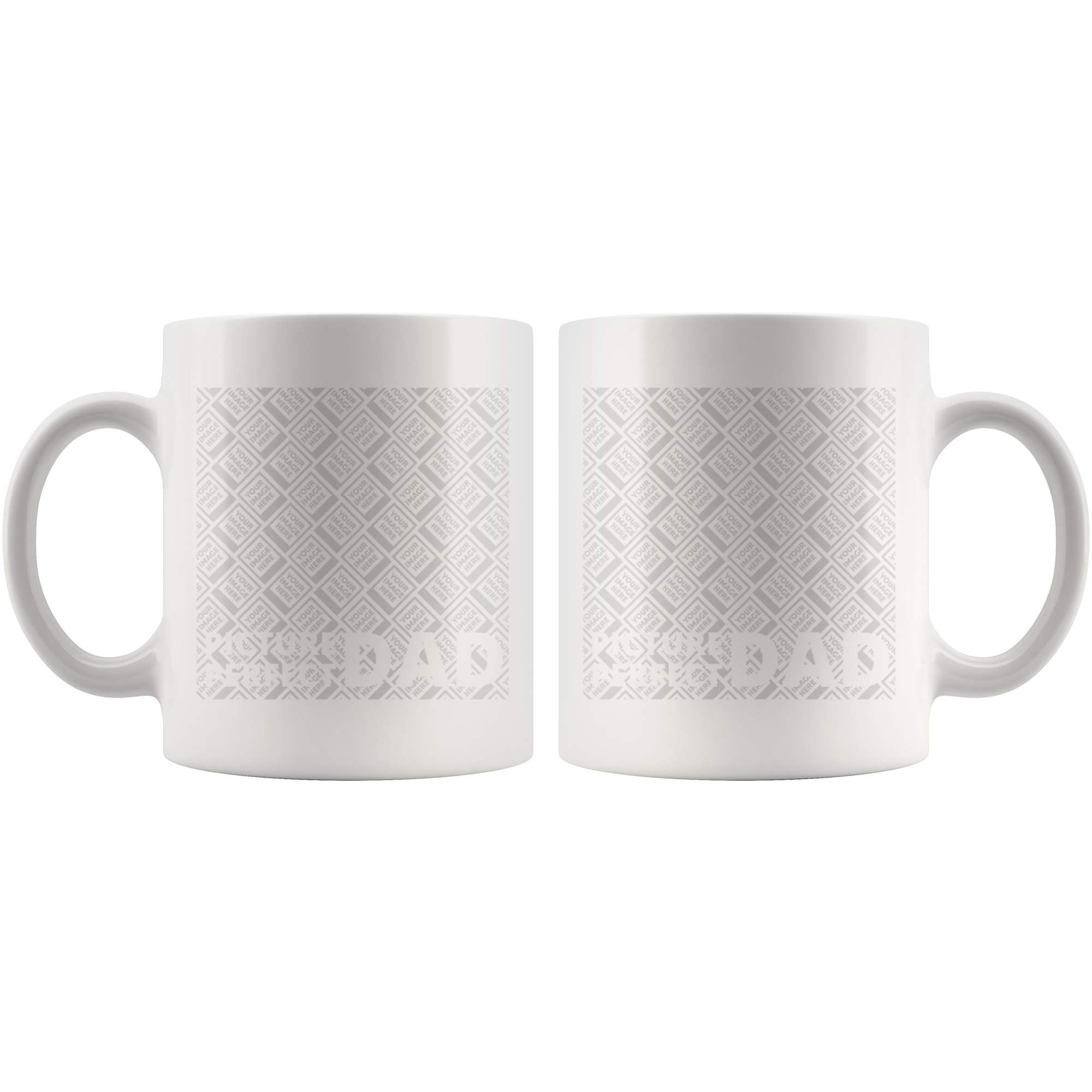 Picture Perfect Dad Modern Classic Personalized Mug