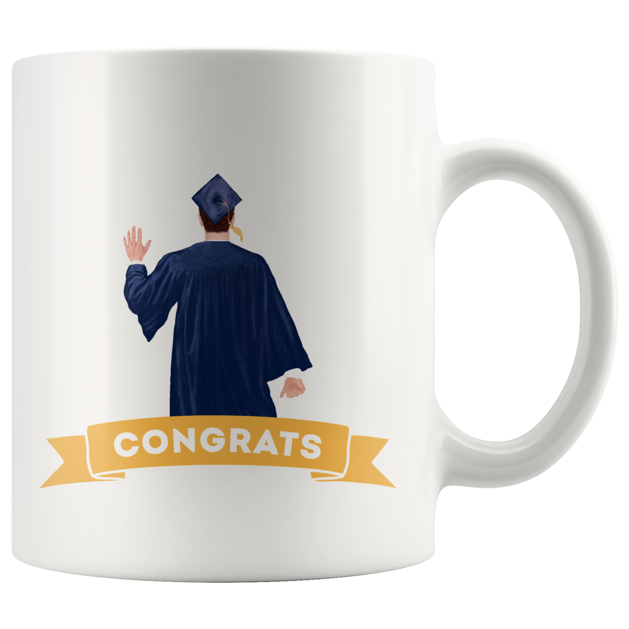 Congrats Graduate Watercolor Mug Set