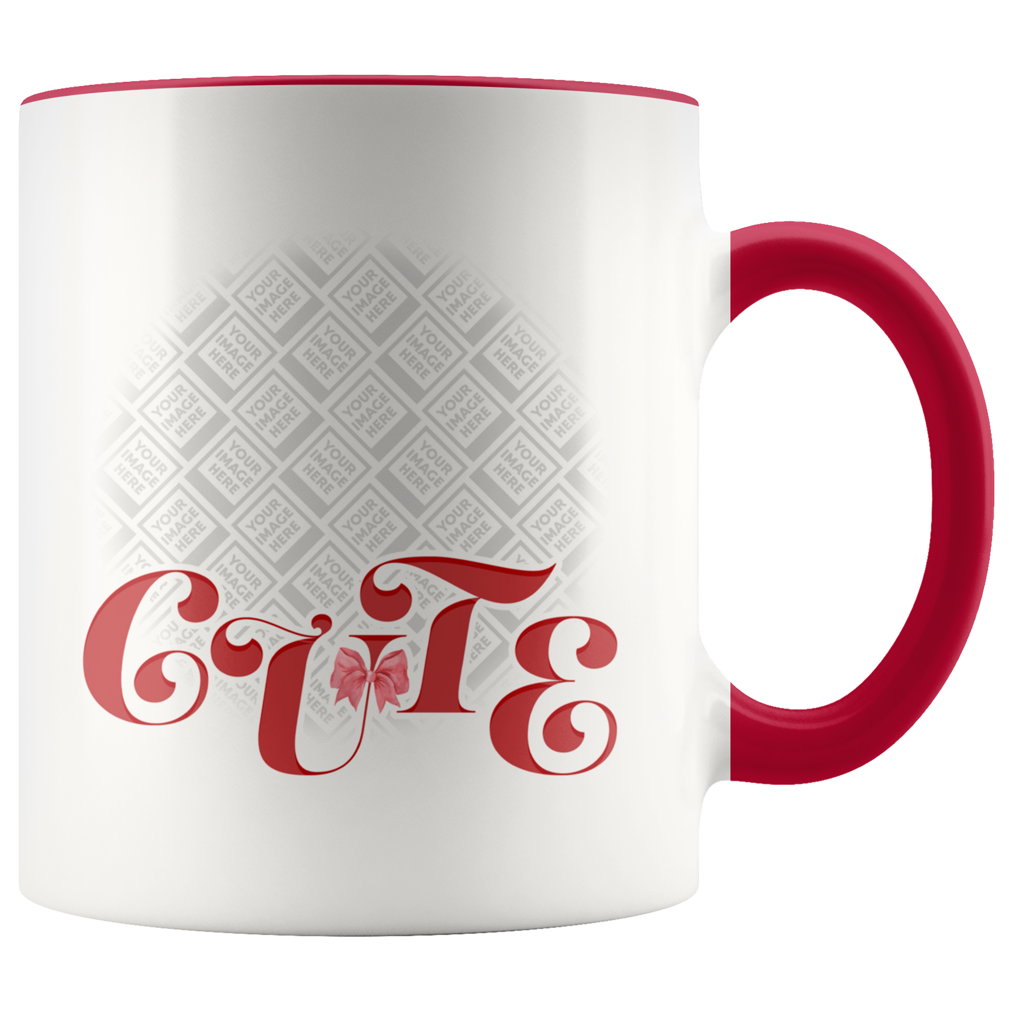Cute with Ribbon Personalized Mug
