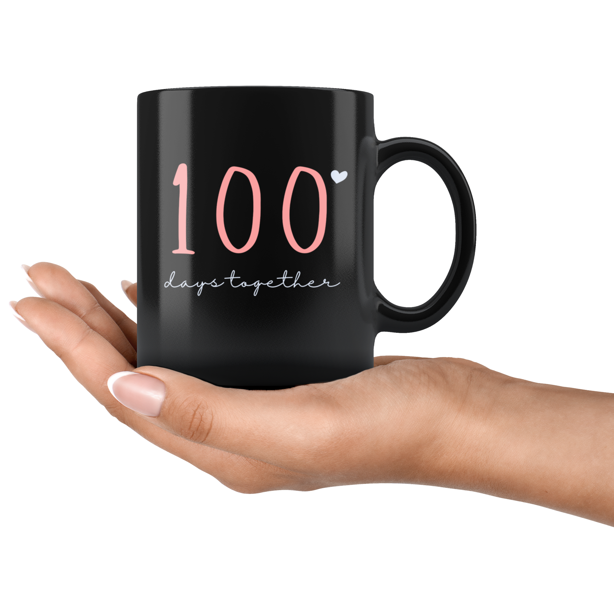 100 Days Together Couples Mug Set
