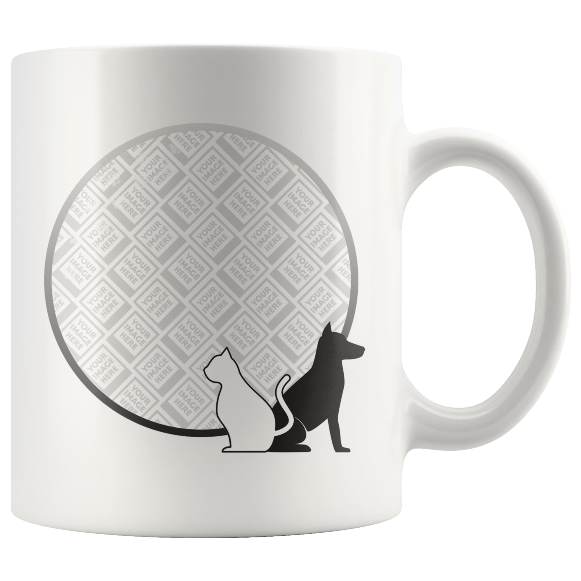 My Cat and Dog Personalized Mug
