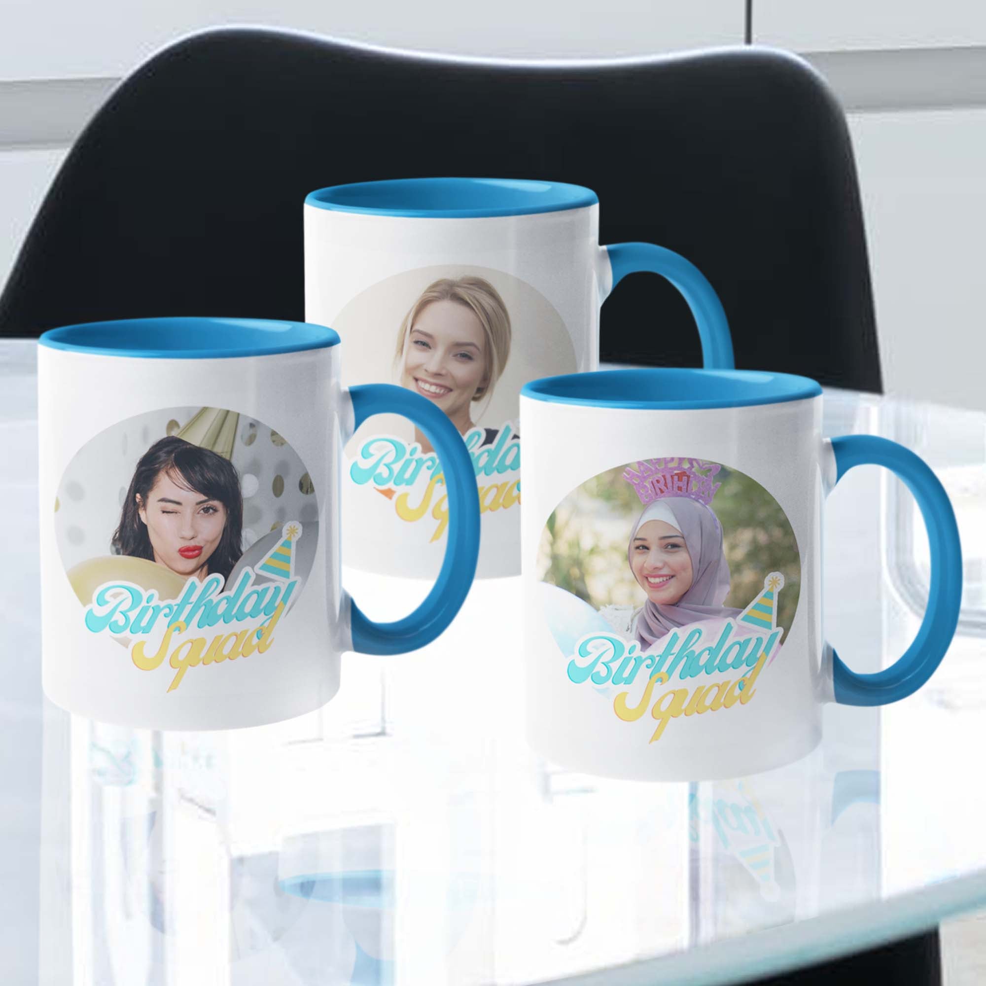 Birthday Squad Celebration Team Personalized Mug