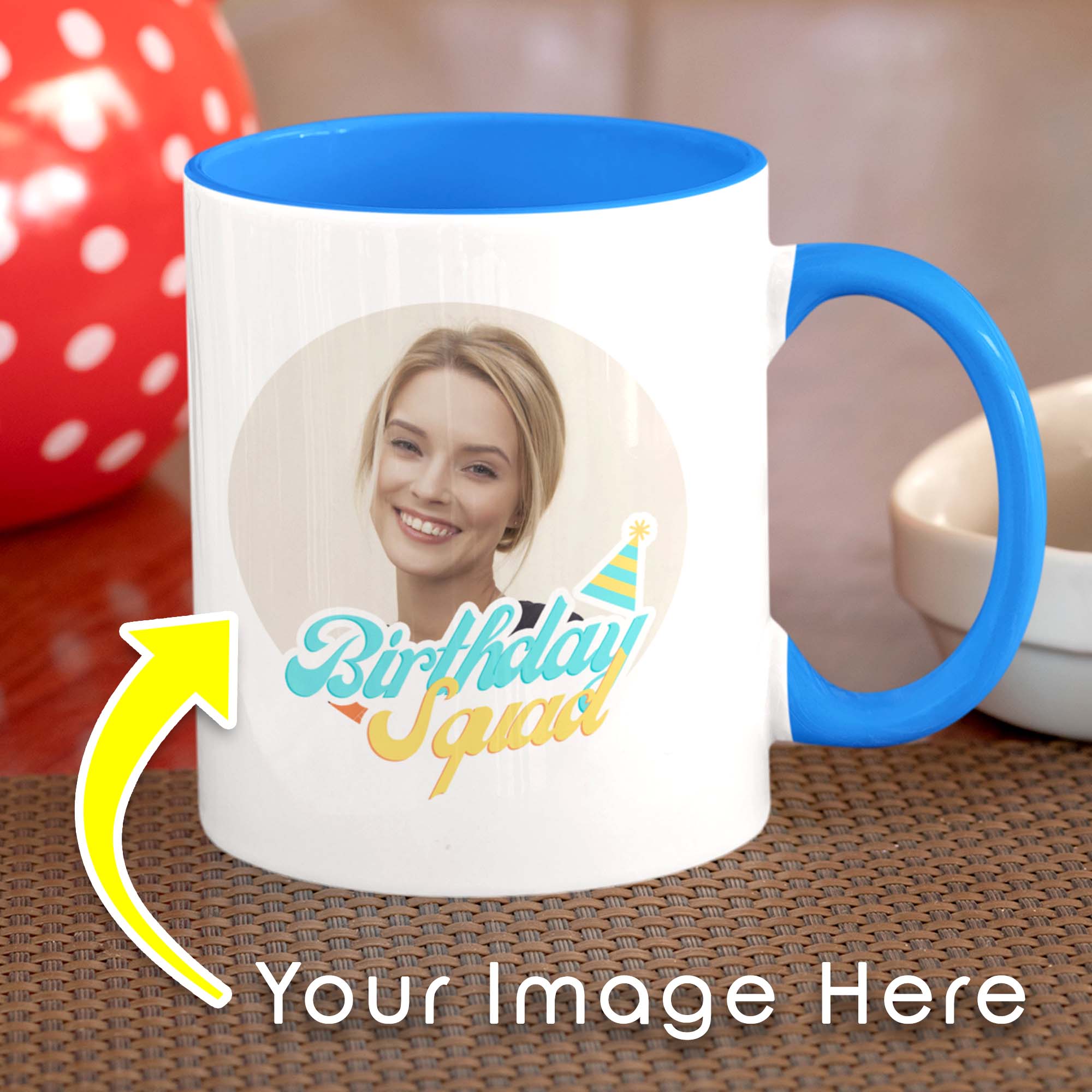 Birthday Squad Celebration Team Personalized Mug