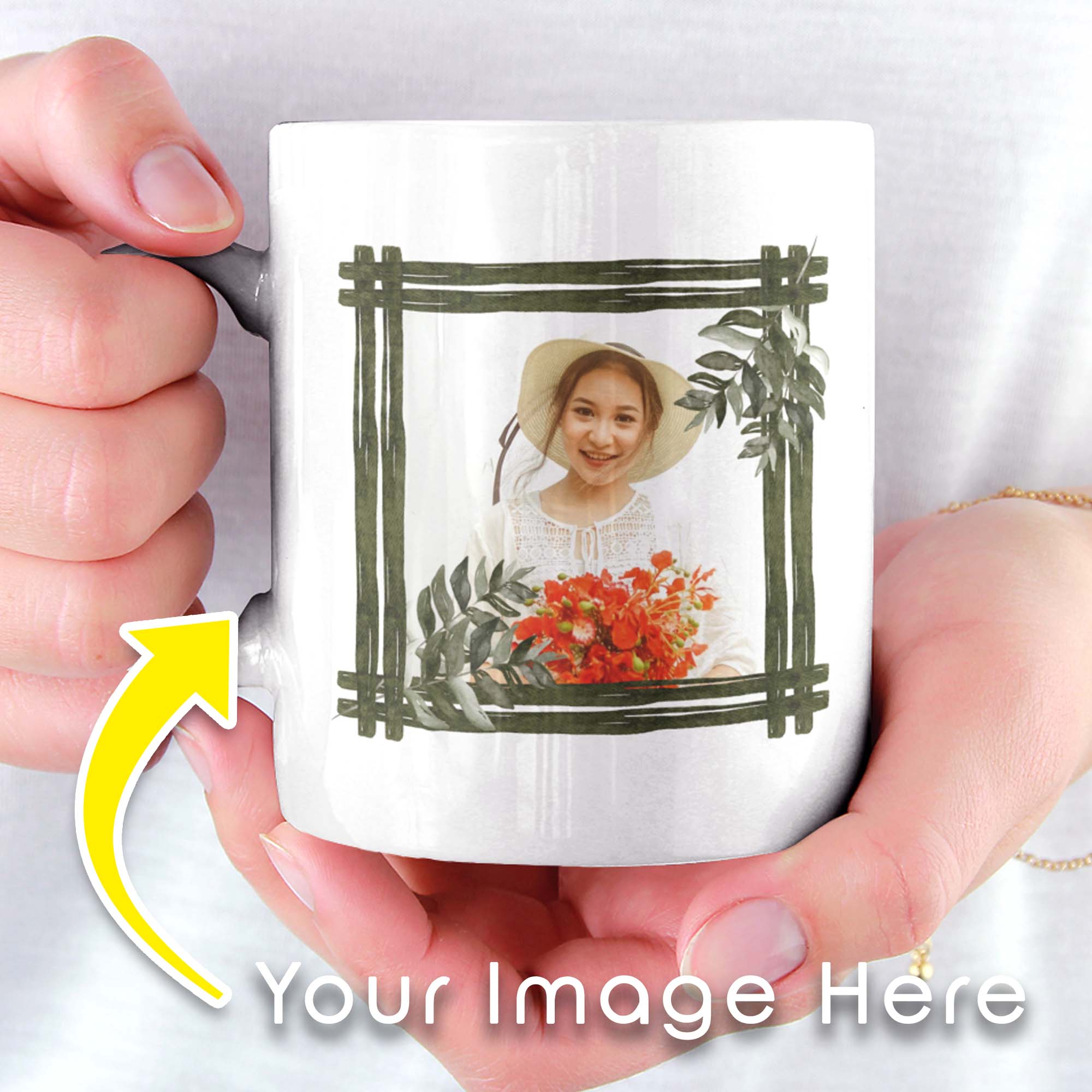 Fresh Green Garden Personalized Mug