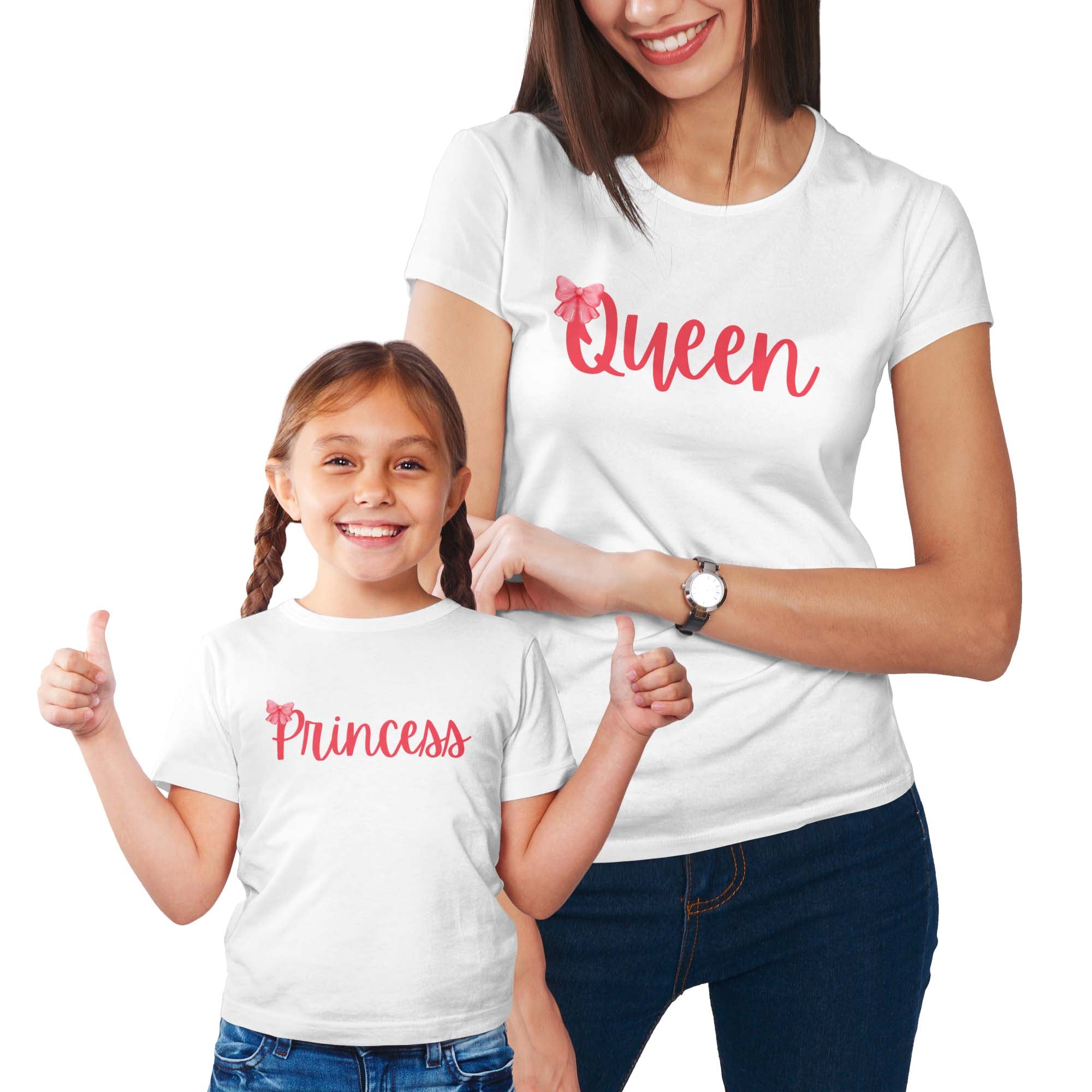 Princess and Queen Cute Mommy & Me Comfy Shirt Set