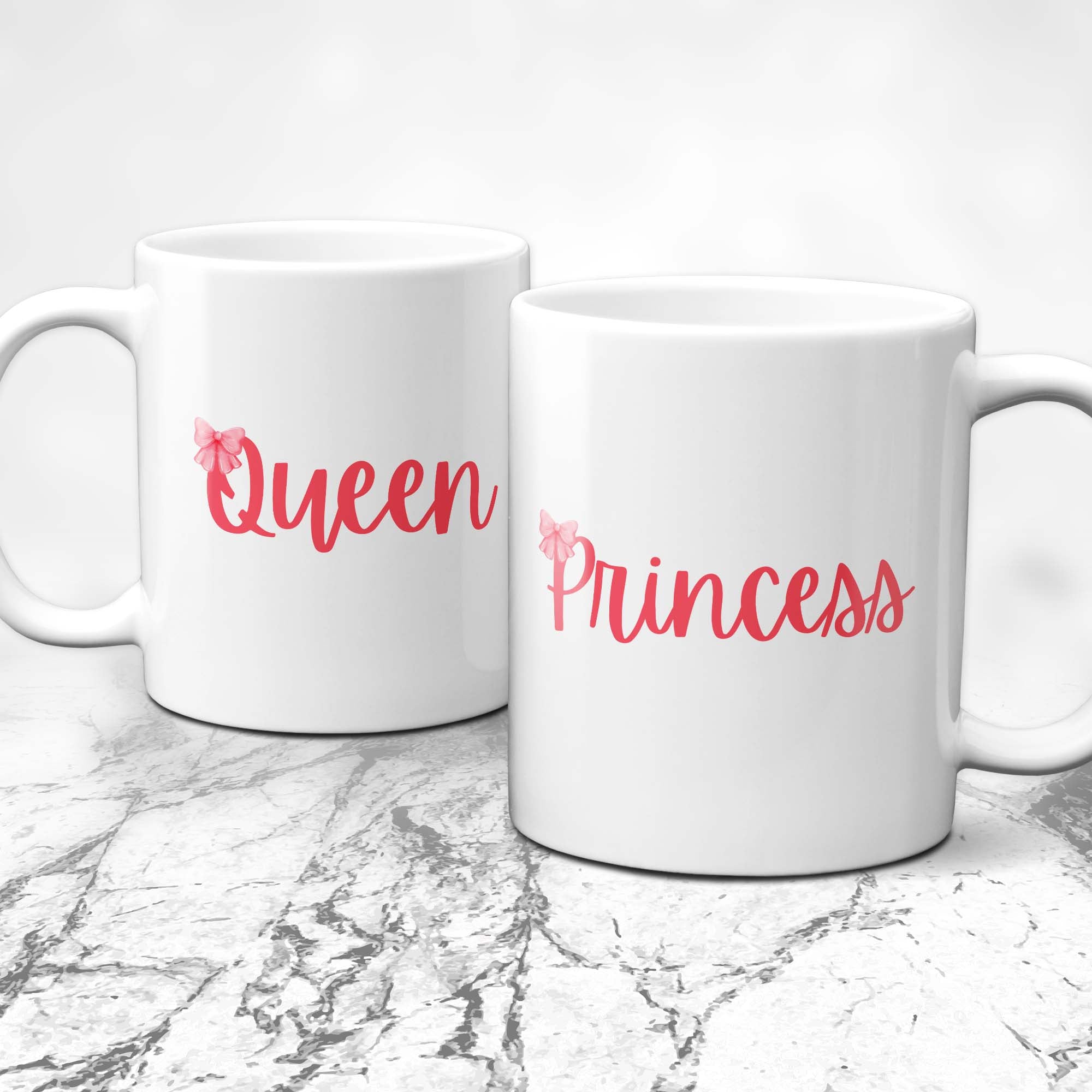 Princess and Queen Cute Mommy & Me Mug Set