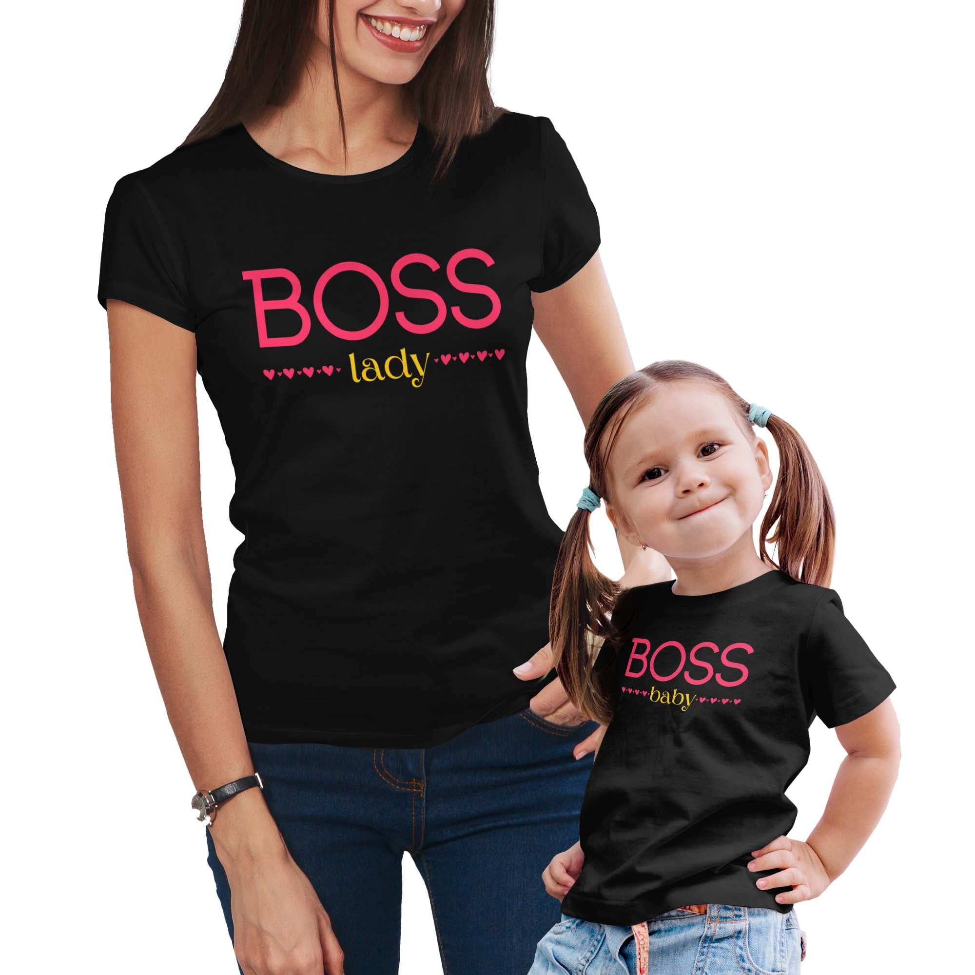 Boss Baby and Boss Lady Team Shirt Set Combo