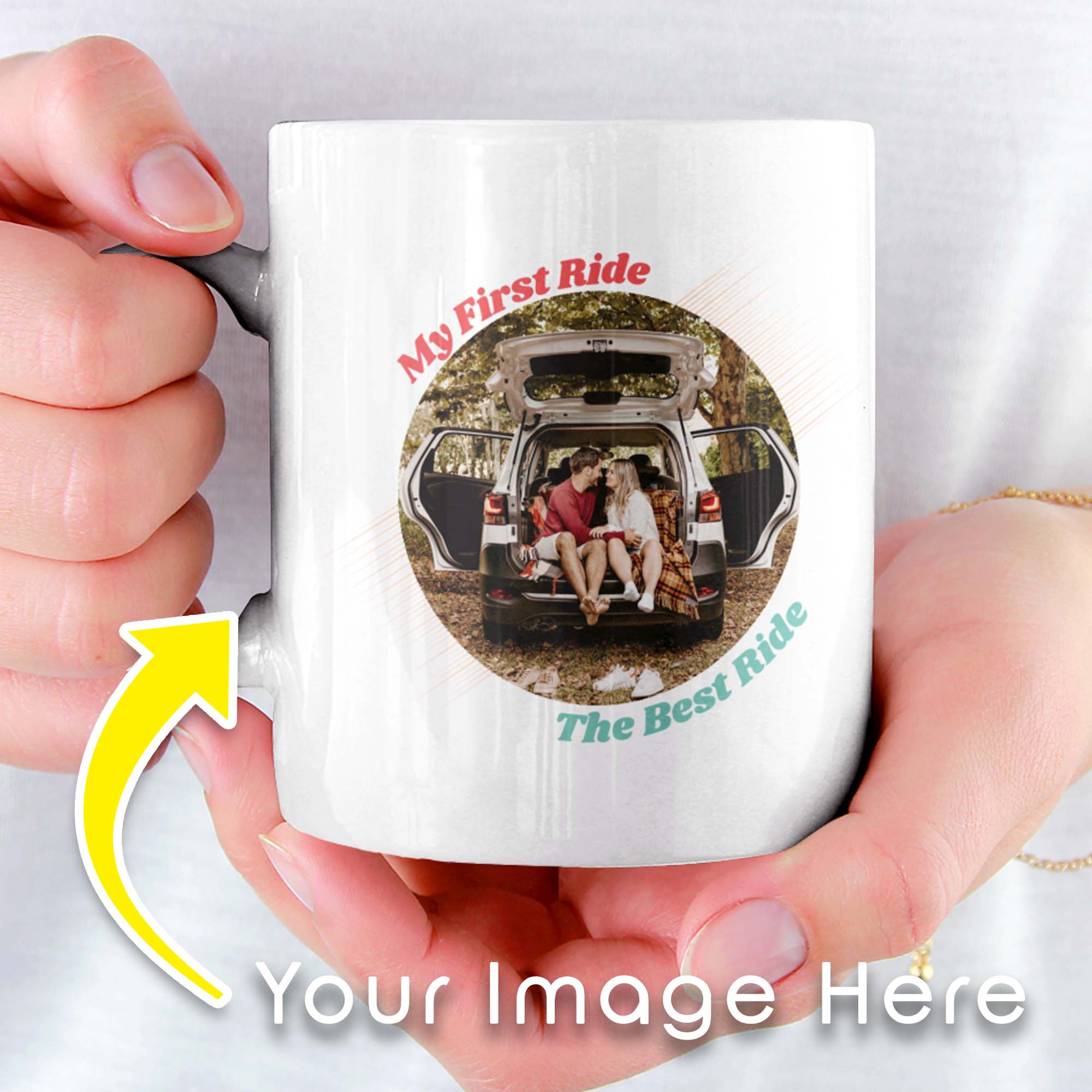 My First Ride The Best Ride Personalized Mug