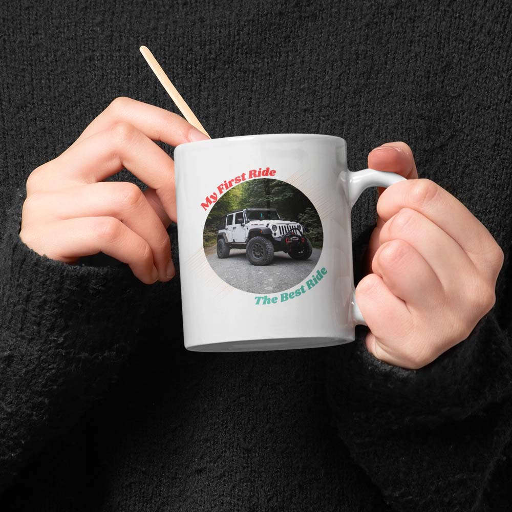 My First Ride The Best Ride Personalized Mug