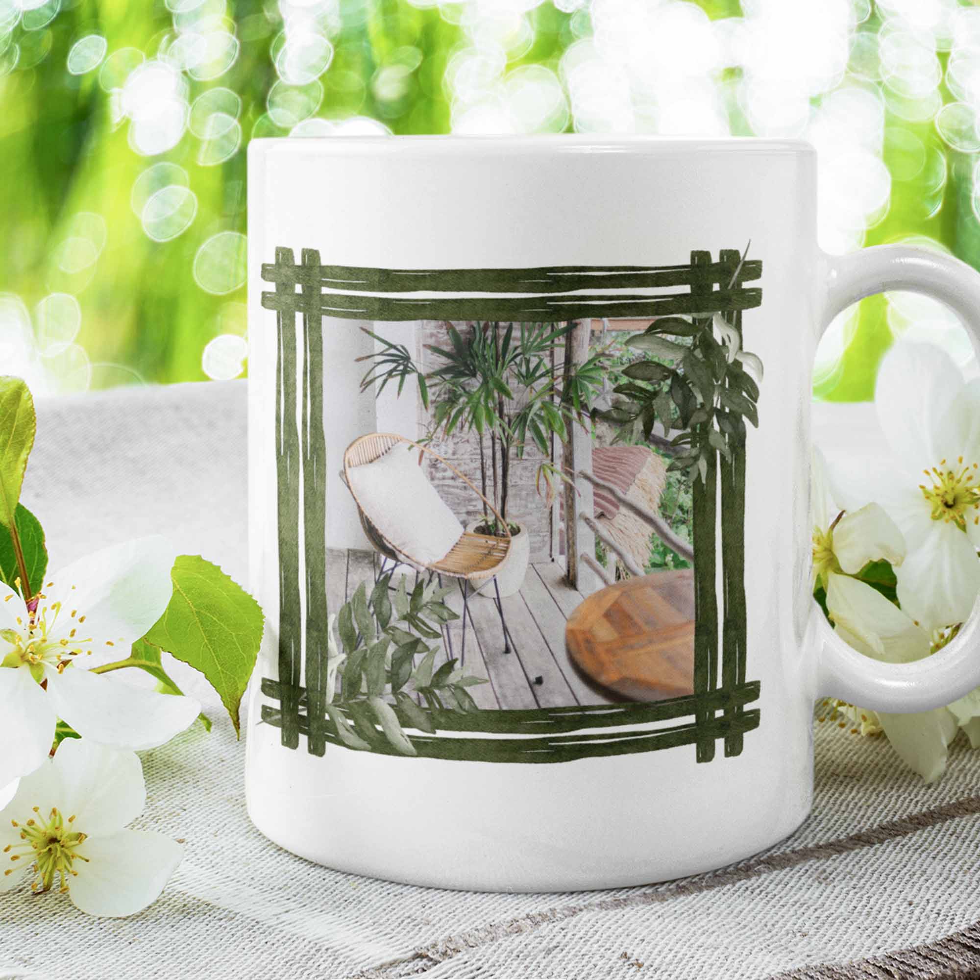 Fresh Green Garden Personalized Mug