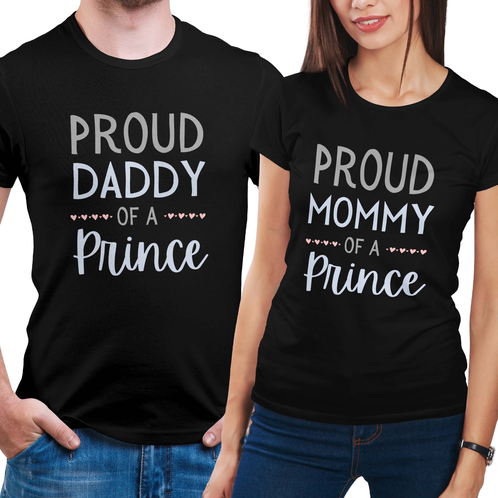 Proud Parents of a Prince Shirt Set Combo