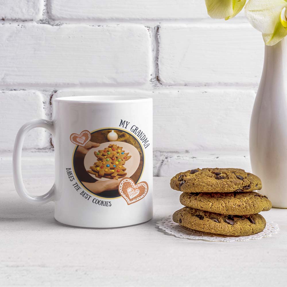 My Grandma Bakes the Best Cookies Personalized Mug